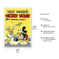 thumbnail image 2 of Magician Mickey - Starring Mickey Mouse & Donald Duck - Vintage Film Movie Poster c.1937 - Master Art Print (Unframed) 13in x 19in, 2 of 4