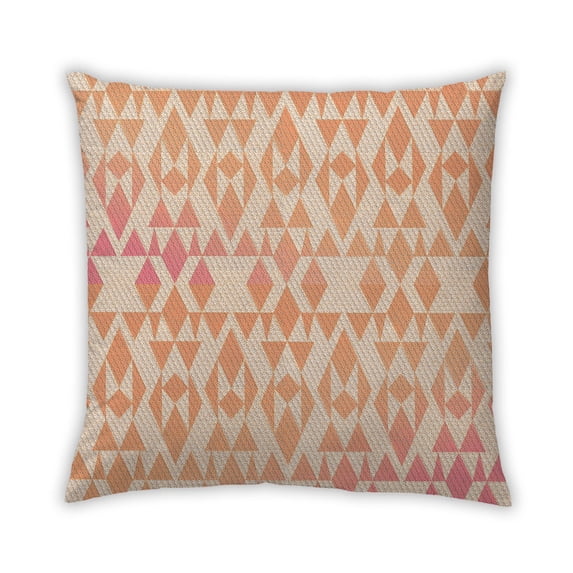 Ahgly Company Outdoor Square Contemporary Throw Pillow, 18 inch by 18 inch