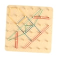 thumbnail image 2 of Tablero geoplano de madera de doble para desarrollar habilidades motoras finas con bandas elásticas, material para tableros geográficos,, 2 of 9