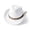 Z136-White, variant on LILIYA Packable Western Cowboy Hat for Women and Men, Foldable Wide Brim Travel Hats, Lightweight Sun Protection Breathable Headwear for Trips and Vacations