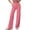 43#Pink, variant on Women's Wide Leg Pants - Ultra Soft Casual Fashion Solid Color Long Pants with Pockets Black 2XL