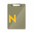 thumbnail image 1 of Cool Individual Letter N Clipboard Folder Writing Pad Backing Plate A4, 1 of 4