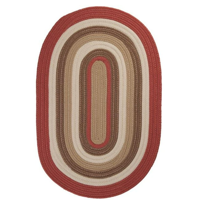 Colonial Mills Tapis BN79R024X048 Brooklyn - Terre Cuite 2 Po x Tapis Tressé de 4 Po