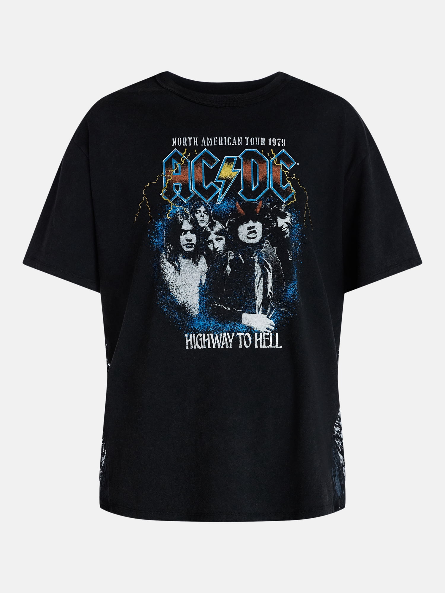 AC/DC Women's Highway to Hell Tour Graphic Tee, Sizes XXS-XXL