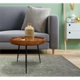 thumbnail image 2 of Benedict Jay Solid Wood Round Side Table in Natural Finish, 2 of 6
