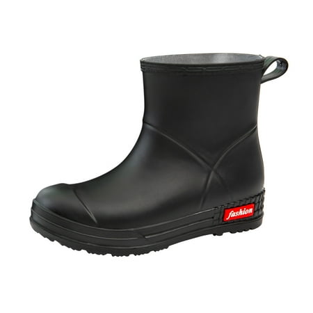 

Water Shoes Ladies Rain Or Rain Scrub Short Boots Waterproof Garden Shoes Non Slip Ladies Comfortable Insole Fashion Lightweight Ankle Rain Boots Scrub Outdoor Work Shoes Running Shoes Pvc 39