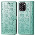 thumbnail image 1 of Funda Cartera FOXDOCK para HMD Skyline , Flip PU con Relieve de Gatos y Perros, Tarjetero y Soporte, 1 of 6