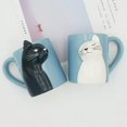 thumbnail image 4 of Cat Coffee Couple Mug set   Matching Gift For Birthday  Anniversary  Wedding., 4 of 6