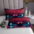 thumbnail image 3 of Go Kart Quilt Set Karting Bedspread Set King,Race Cars Coverlet Set Racing Extreme Sport Quilted,Neon Lights Room Decor, 3 of 3