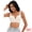 White, variant on DARING DIVA Women's U Back Push Up Adjustable Straps Comfort Wirefree Bras White 36 C