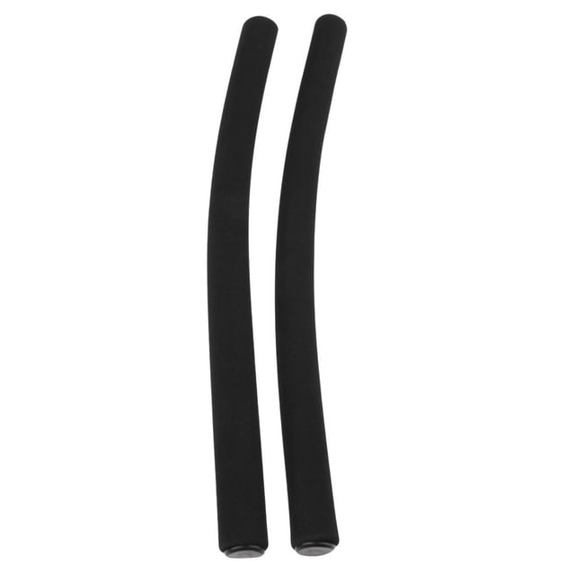 2Pcs Bike Smooth Tube Sponge Foam Rubber Handlebar Grips Matte Black