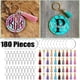 thumbnail image 1 of 180Pcs Tassels Colgante de Color Llavero Llavero Kit de Bricolaje para Tiradores de Cremallera, 1 of 5