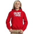 thumbnail image 3 of Glory to God Jesus Christ Faithful Youth Hoodie Boy Girl Teen Brisco Brands S, 3 of 6