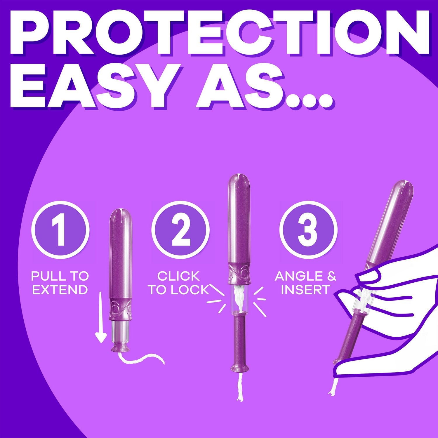 Tampons Tampax Radiant compacts, avec tresse anti-fuites LeakGuard et applicateur extensible, degré d’absorption super, non parfumés, 28tampons 28CT