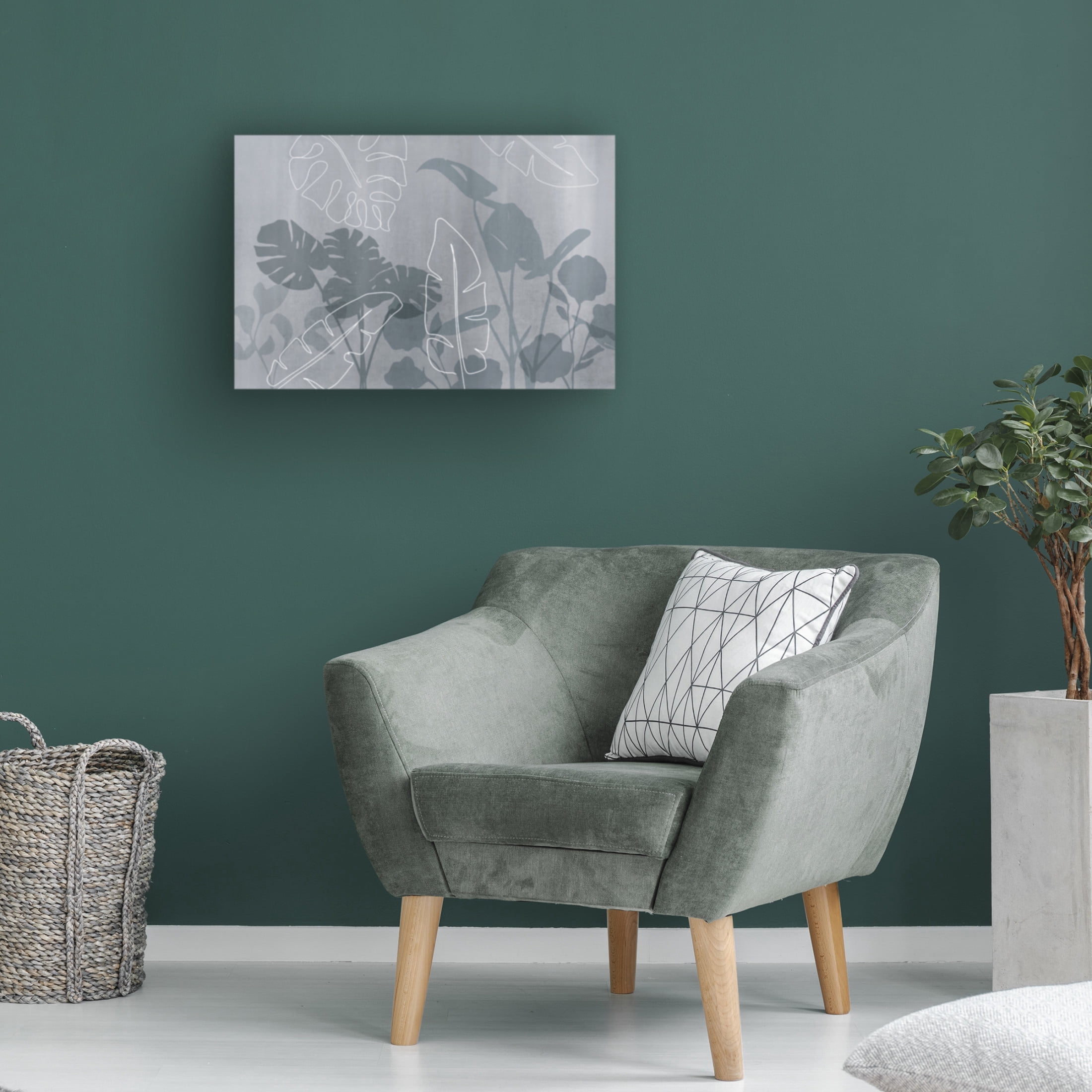 Trademark Fine Art Andrea Haase Abstract Botanical and Line Canvas Wall Art