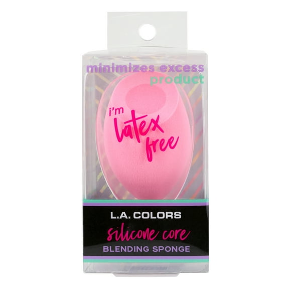 L.A. COLORS Silicone Core Makeup Blending Sponge, 1 piece