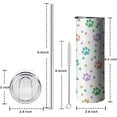 thumbnail image 5 of Dog Paw Print Tumbler, Dog Tumbler, Dog Mom Tumbler, Dog Mug/Cup/Water Bottle, Dog Dad Tumbler, Dog Lover Tumbler, Dog Gifts for Women, Dog Themed Gifts, 20oz Stainless Steel Skinny Tumbler, 5 of 6