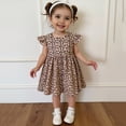 thumbnail image 7 of Gibobby Little Girl Summer Dresses 3 Pack Ruffled Floral Flutter Sleeveless Summer Outfits For 3t 4t 5t 6t 7t 8t Girl Dailywear(2-3 Years,Grey), 7 of 7