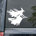 thumbnail image 4 of LEEYNEER Witch on Broomstick Halloween Car Vehicle Reflective Decals Sticker Decoration, 4 of 7