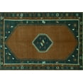 thumbnail image 1 of Ahgly Company Indoor Rectangle Persian Turquoise Blue Traditional Area Rugs, 2' x 4', 1 of 4