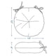 thumbnail image 5 of Cateissary Cojín y cómodo de poliéster para asiento de bistró para mayor comodidad Cojines redondos para asiento Decoración del hogar, 5 of 6