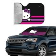 thumbnail image 4 of Windshield Sun Shade Foldable Car Front Window Sunshade For Car Suv Trucks Vans - Best Heat Shield Blocker Visor Cover Blocks Uv Rays And Keeps Your Vehicle Cool-Medium, 4 of 5