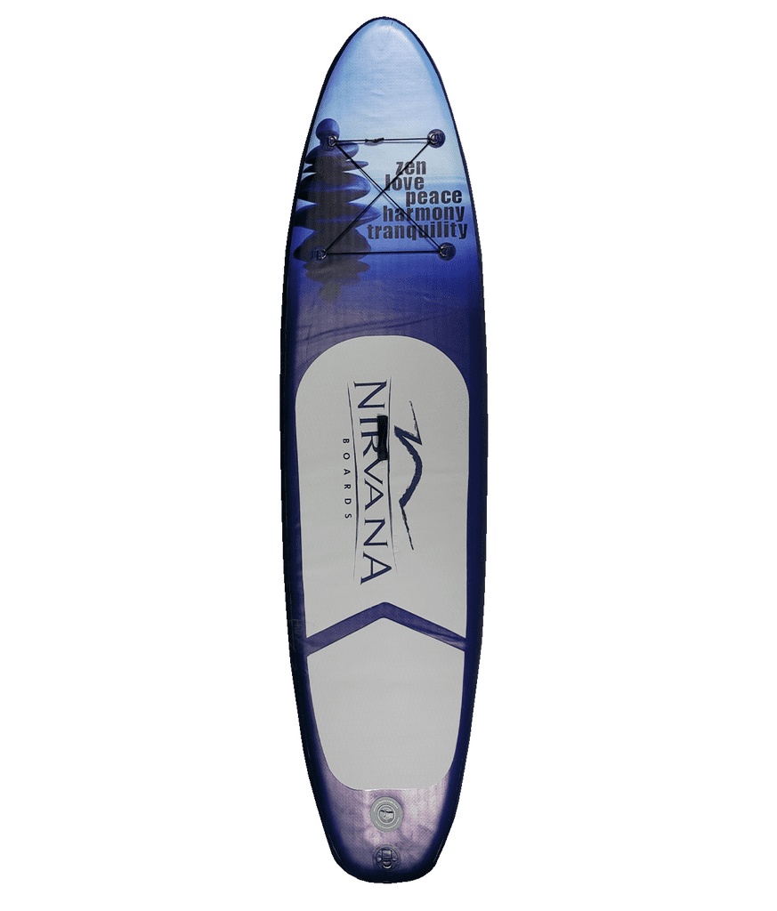Nirvana SUP Board with Zen ISUP 10' Stand Up Paddle Board, Unisex, Blue
