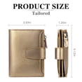 thumbnail image 2 of FALAN MULE Small Wallet for Women Genuine Leather Bifold Purse RFID Blocking Card Holder, 2 of 7