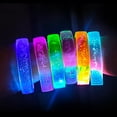 thumbnail image 4 of 200 Pcs Led Glow Bracelets Wristbands Glow In The Dark Party Supplies Neon Light Up Bracelet Wedding Party Decor, 4 of 10