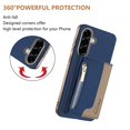 thumbnail image 2 of Decase Removable 2-in-1 Magnetic Wallet Case Compatible with Samsung Galaxy A26 5G,PU Leather Flip Cover with RFID Blocking,6 Card & Cash Slots,Shockproof Anti-Scratch PC+TPU Back Cover,Darkblue, 2 of 12