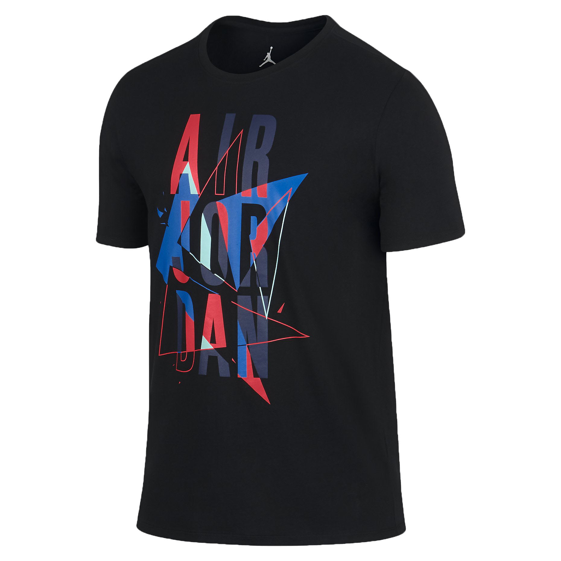 Jordan Retro 8 Aqua Men's T-Shirt Black 