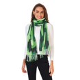 thumbnail image 2 of FORMRS Womens Scarf Winter Soft Long Big Warm Shawls Wrap Tassel Scarves, Green Camouflage Pattern, 2 of 9