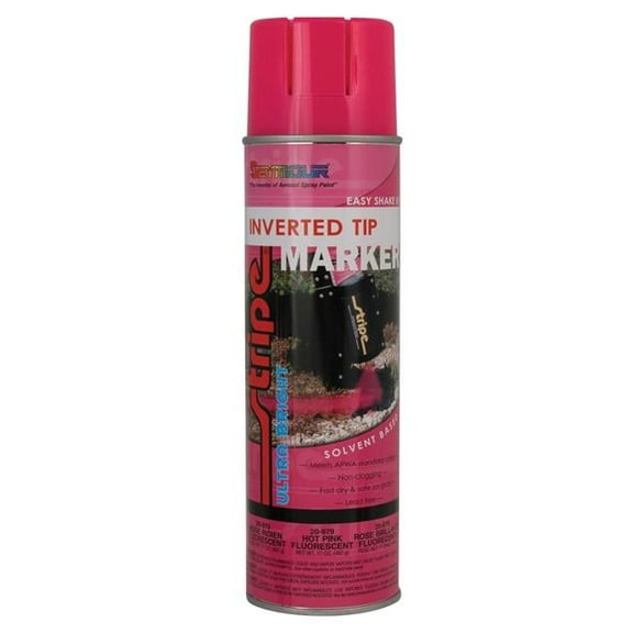 Seymour SM20-979 20 oz Inverted Tip Solvent Based Marking Paint, Pink Fluorescent