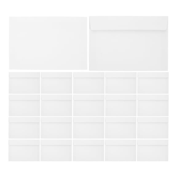 50-Pack Self-Adhesive Labels for Greeting Cards and Postcards, Stickers for Crafting and Mailing