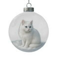 thumbnail image 2 of Weekly Deal karymi Cute Cats 2D Flat Christmas Pendant Feline Theme Tree Ornament Whimsical Animal Holiday Decor Christmas Party Supplies Weekly flyer Summer Savings, 2 of 5