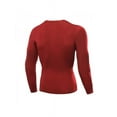 thumbnail image 2 of Men Long Sleeve Compression Shirt Starter Compression Shirts Training Workout Tops, 2 of 2