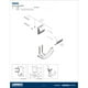 thumbnail image 3 of Gancho Doble Inox Acero Inoxidable Urrea 9906 Urrea 9906, 3 of 4