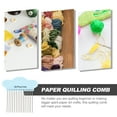 thumbnail image 4 of KAKOWELY Paper Quilling Comb DIY Paper Craft Tool Paper Comb Quilling Comb Paper Quilling Tool,3.94X"X3.94"X0.39", 4 of 5