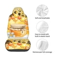 thumbnail image 5 of Balery Honey Bee Pattern Car Seat Cover - Soft & Breathable Front Premium Covers with Non-Slip Protector Fits Most Automotive, Vans, SUVs, Trucks - 1 Unit, 5 of 5