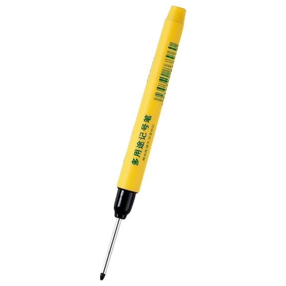 Long Head Long Reach Marke, Binkne Long Nib Markers, Multi-Purpose Extended Tip Marker Pens, Quick Dry Waterproof Carpenter Pen Markers for Construction Bathroom Woodworking