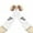 White, variant on Toudaret 2Pcs Volleyball Arm Sleeves Thumb with Pads Hole Design High Elastic Forearm Sleeves Padded Volleyball Sleeves