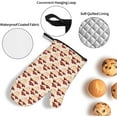thumbnail image 3 of Mushroom Oven Mitts and Pot Holders Sets 4 pcs, Kitchen Oven Gloves Heat Resistant BBQ Gloves Non Slip for Chef, Cooking, 3 of 6