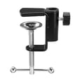 thumbnail image 1 of Uxcell 1Pcs Abrazaderas de escritorio en forma de C Soporte de montaje universal Adaptador ajustable C-Clamp para accesorios de soporte de micrófono, Negro, 1 of 6