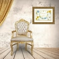 thumbnail image 3 of Nai, Danhui 18x13 Gold Ornate Wood Framed with Double Matting Museum Art Print Titled - Bees and Blooms Flowers I, 3 of 4
