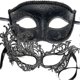 thumbnail image 1 of Shiny Rhinestone Masquerade Mask Couple Combination Costume Mask, 1 of 4