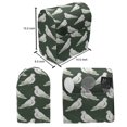 thumbnail image 4 of Animal Art Stand Mixer Cover, Watercolor Style Sketch of Doves in Rhythmic Pattern Image Art, Kitchen Appliance Organizer Bag Cover with Pockets, 5 Quarts, Hunter Green and Off White, by Ambesonne, 4 of 4