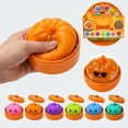 thumbnail image 2 of Dumpling Mystery with Box, Random 1 of 7 Colors, Mystery Pumpkin Dumpling Edition, Squeeze Sensory Toys for Holiday Birthday Halloween Party Favor Gifts, 2 of 8