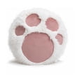 thumbnail image 2 of Adorable Cat Paw Faux Fur Throw Pillow Cover – Round Fluffy Cushion Case, Soft Plush Accent for Sofa Bed Chair Couch Dorm Room Kawaii Home Decor, 2 of 8