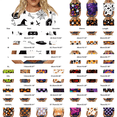 thumbnail image 4 of Halloween 3/4 Sleeve Shirts Ladies' Halloween Top Halloween Shirts for Women Halloween Clothing Cute Halloween Ghost Shirt Halloween Tee Fall Shirts Plus Size Tops Crew Neck T Shirts, 4 of 4