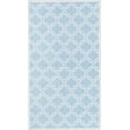 thumbnail image 2 of Well Woven Apollo Lattice Modern Moroccan Light Blue Ivory 2'3" x 3'11" Machine Washable Area Rug, 2 of 7